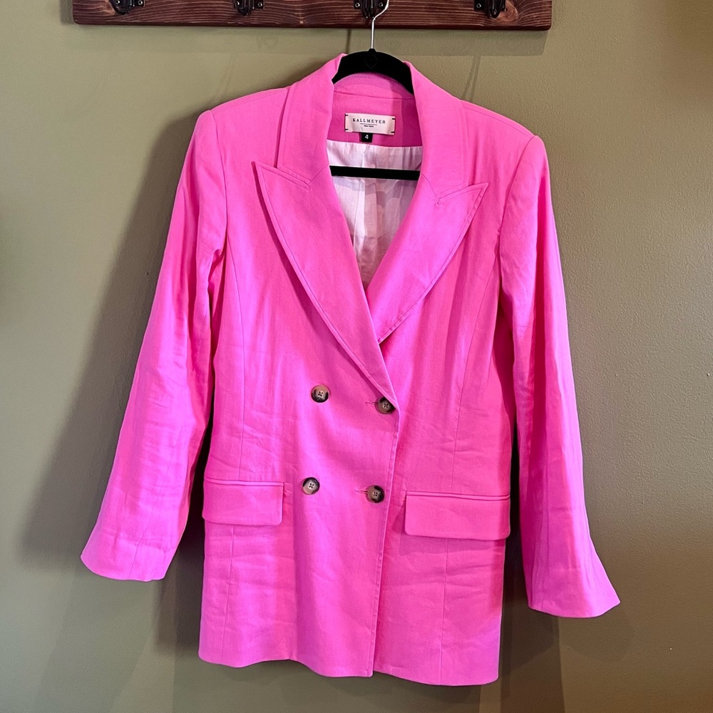 Kallmeyer Pink Linen Blazer